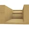 Ekena Millwork 6in. W x 4in. H x 12in. L Monterey Woodgrain TimberThane Rafter Tail, Primed Tan RFTUR06X04X12MONRCPR - alternate 3